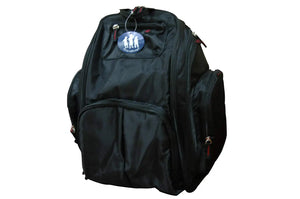 Stylish and Durable Black Backpack by Three Little Imps - Travel Rucksack for Mum and Dad Three Little Imps