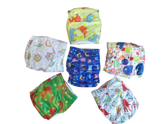 Patterned-Nappy-Range Three Little Imps