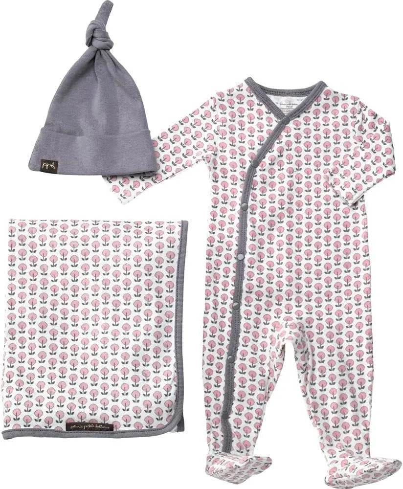 Petunia Pickle Bottom Gift Snuggle Set Mod Mum for Girl (3-6 Months) Petunia Pickle Bottom