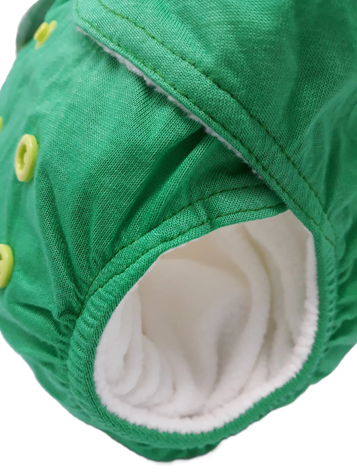 Three Little Imps Bamboo Range Colour Cloth Nappy (inc 2 inserts) - Dark Green Three Little Imps