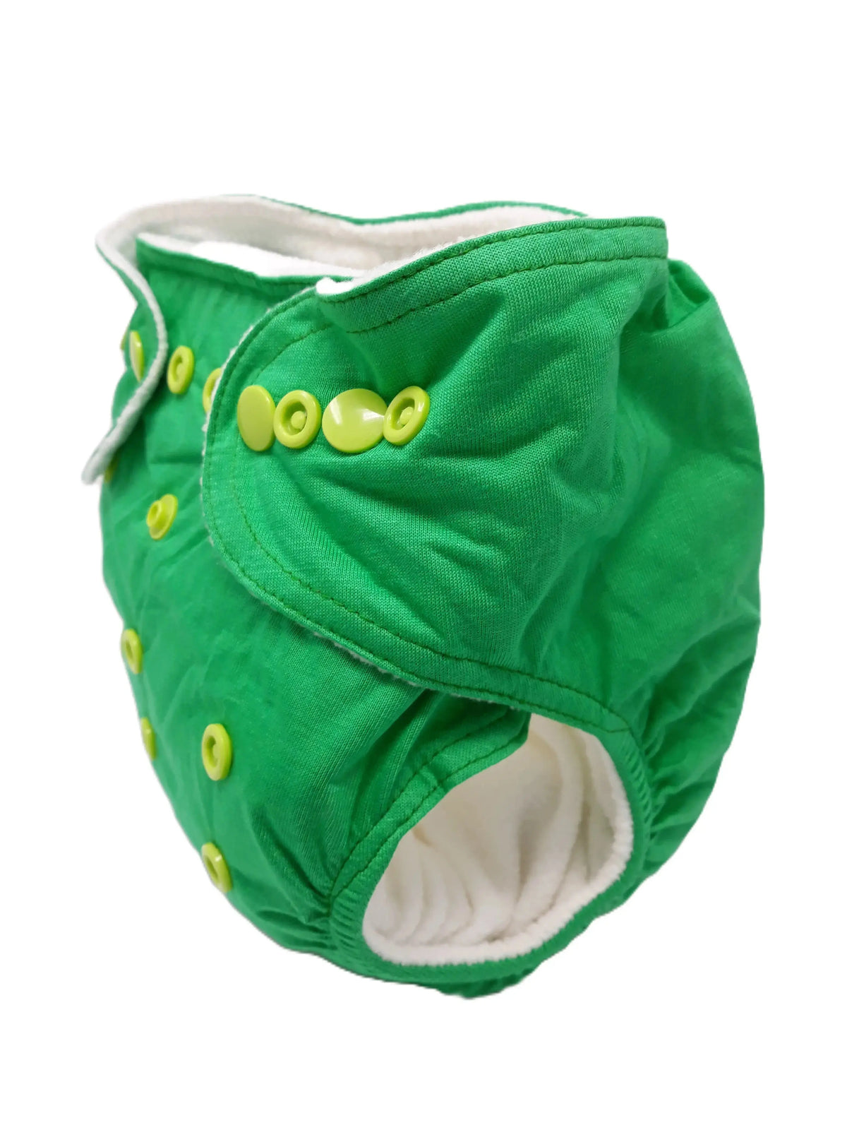 Three Little Imps Bamboo Range Colour Cloth Nappy (inc 2 inserts) - Dark Green Three Little Imps