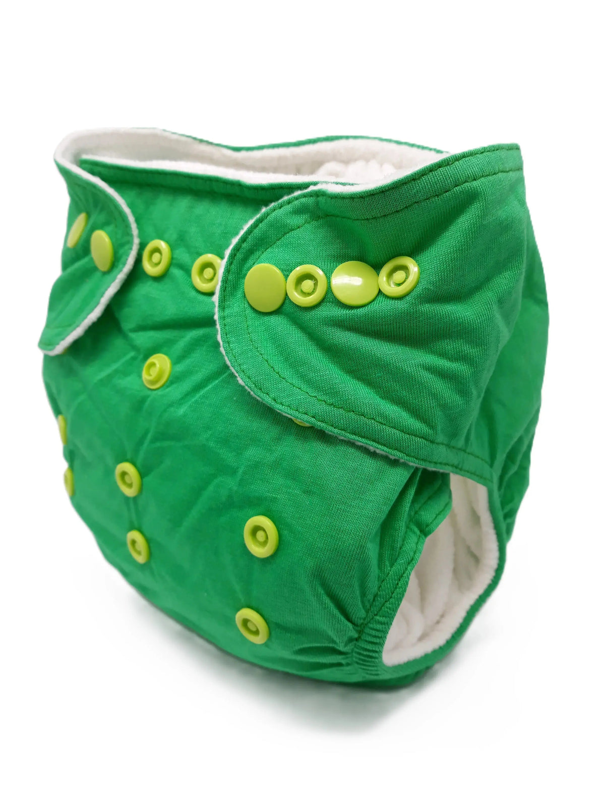 Three Little Imps Bamboo Range Colour Cloth Nappy (inc 2 inserts) - Dark Green Three Little Imps