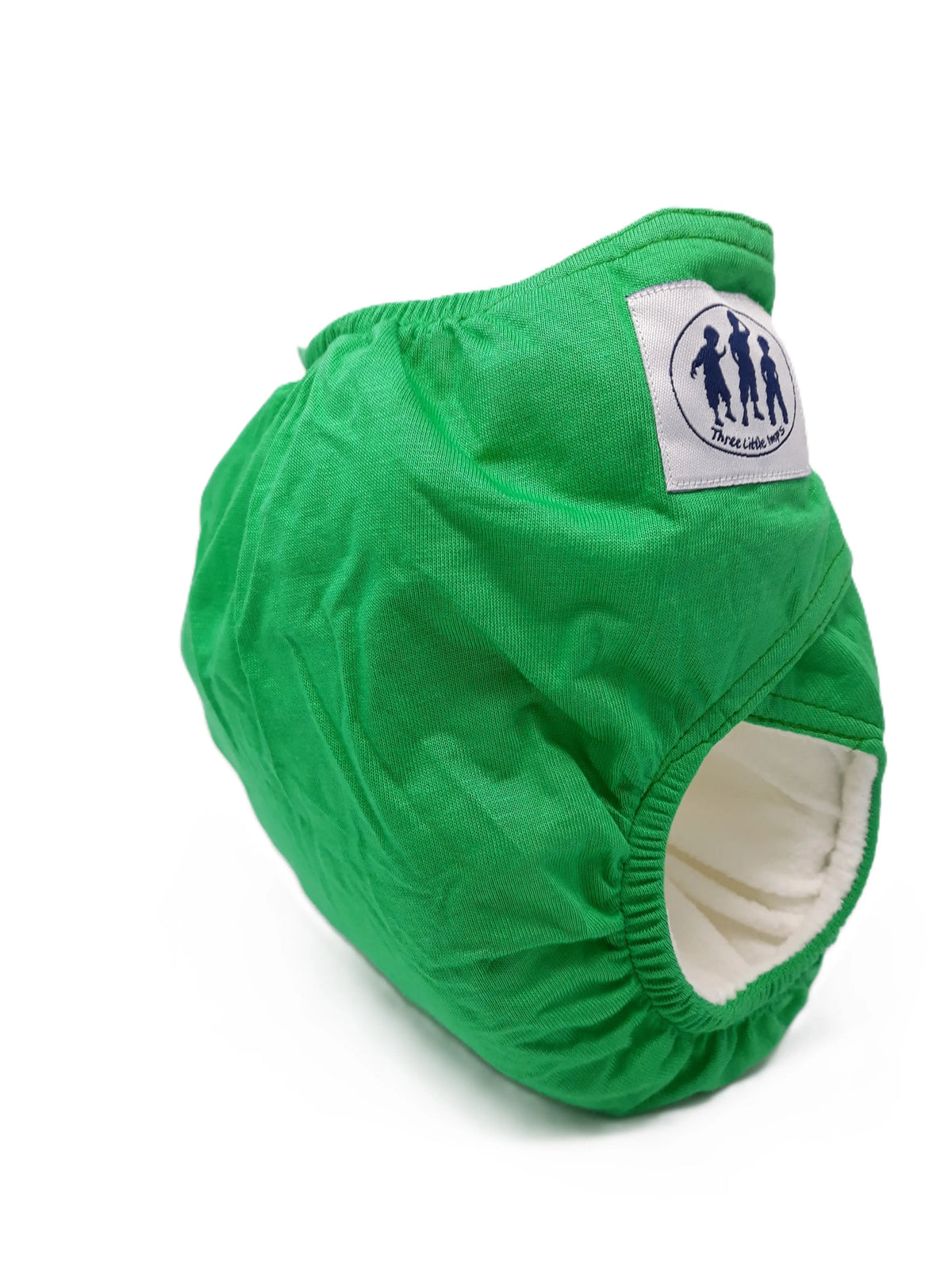 Three Little Imps Bamboo Range Colour Cloth Nappy (inc 2 inserts) - Dark Green Three Little Imps
