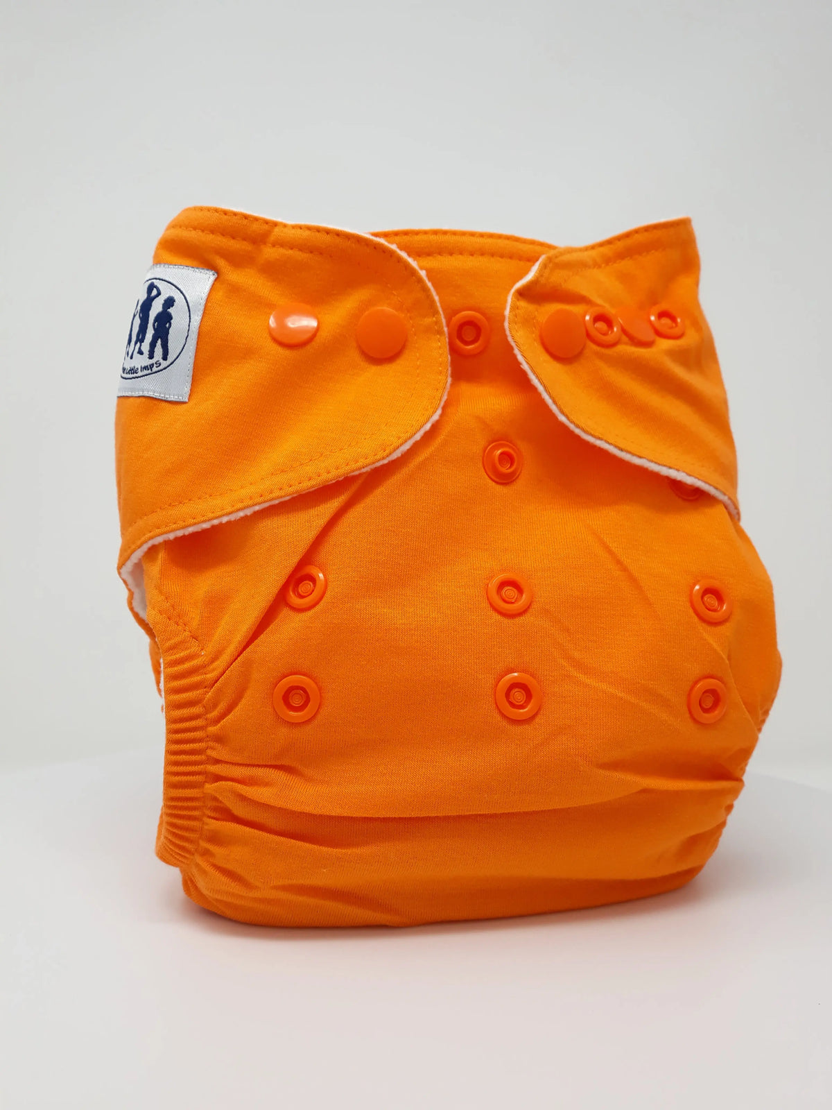 Bamboo Natural Reusable Colour Cloth Nappies (2 inserts each nappy) - Premium Econappies by Three Little Imps - Set of 6 Three Little Imps