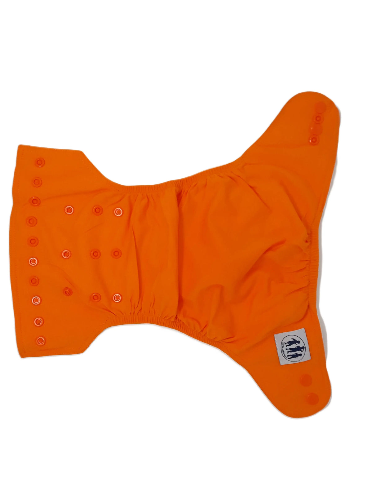 Three Little Imps Bamboo Range Colour Cloth Nappy (inc 2 inserts) - Orange Three Little Imps
