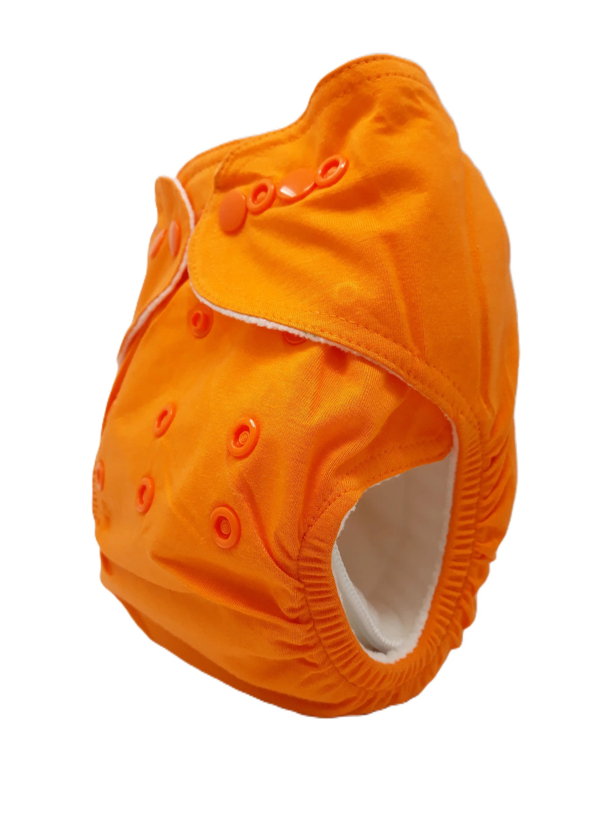 Three Little Imps Bamboo Range Colour Cloth Nappy (inc 2 inserts) - Orange Three Little Imps