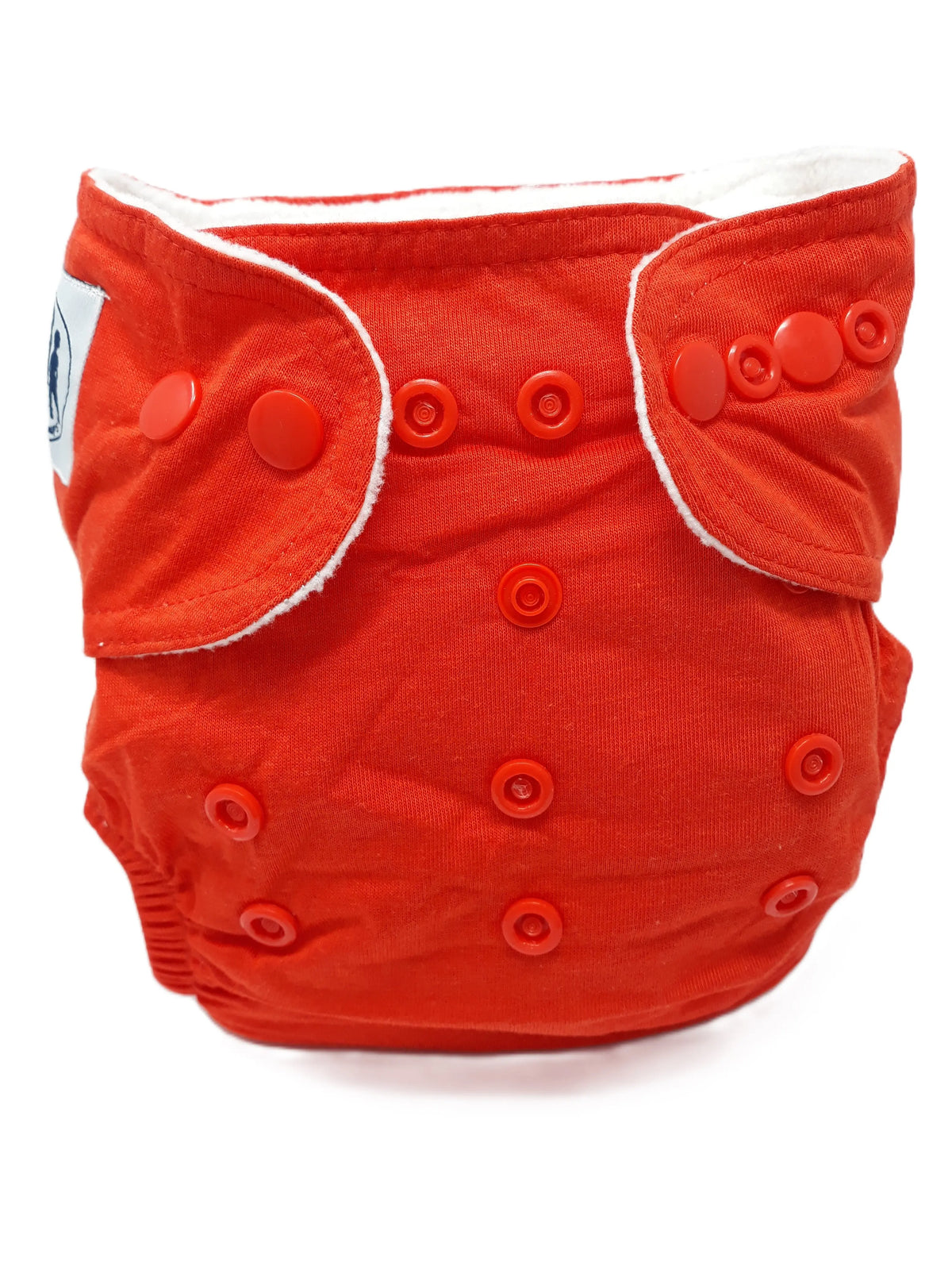 Three Little Imps Bamboo Range Colour Cloth Nappy (inc 2 inserts) - Red Three Little Imps