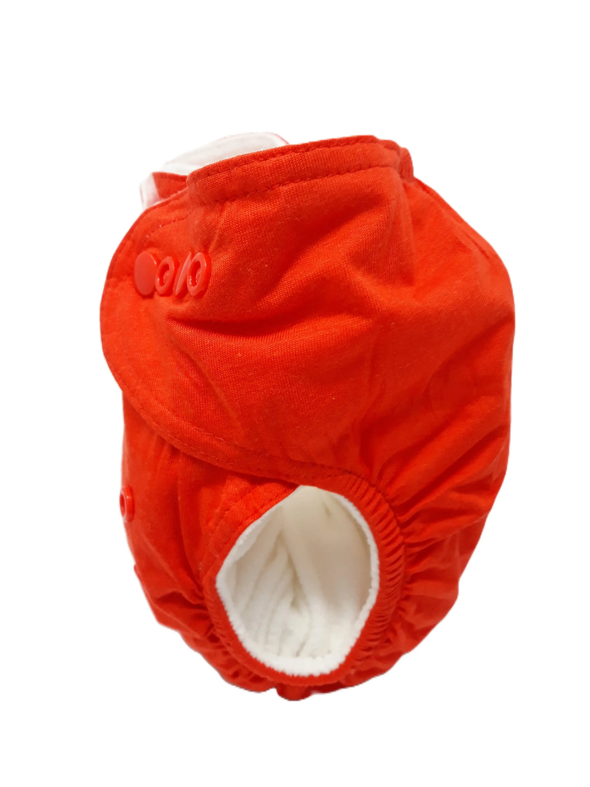 Three Little Imps Bamboo Range Colour Cloth Nappy (inc 2 inserts) - Red Three Little Imps