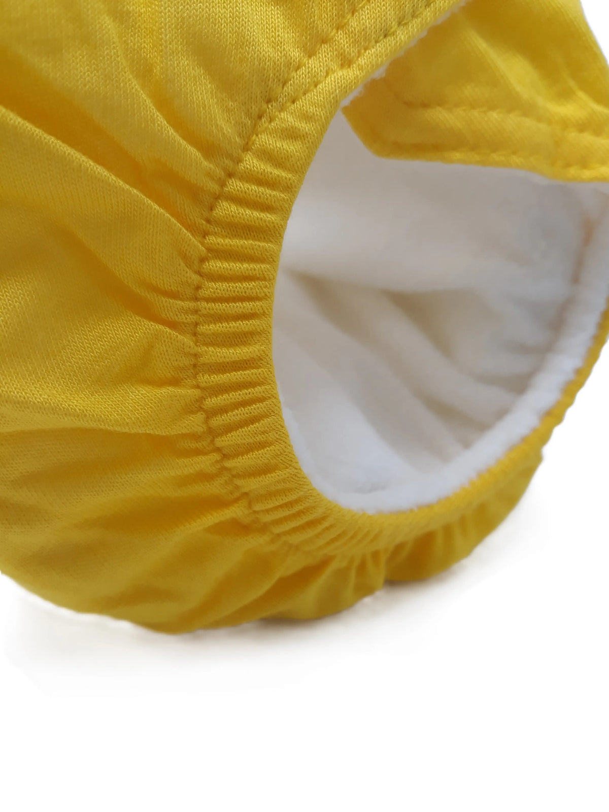 Three Little Imps Bamboo Range Colour Cloth Nappy (inc 2 inserts) - Yellow Three Little Imps
