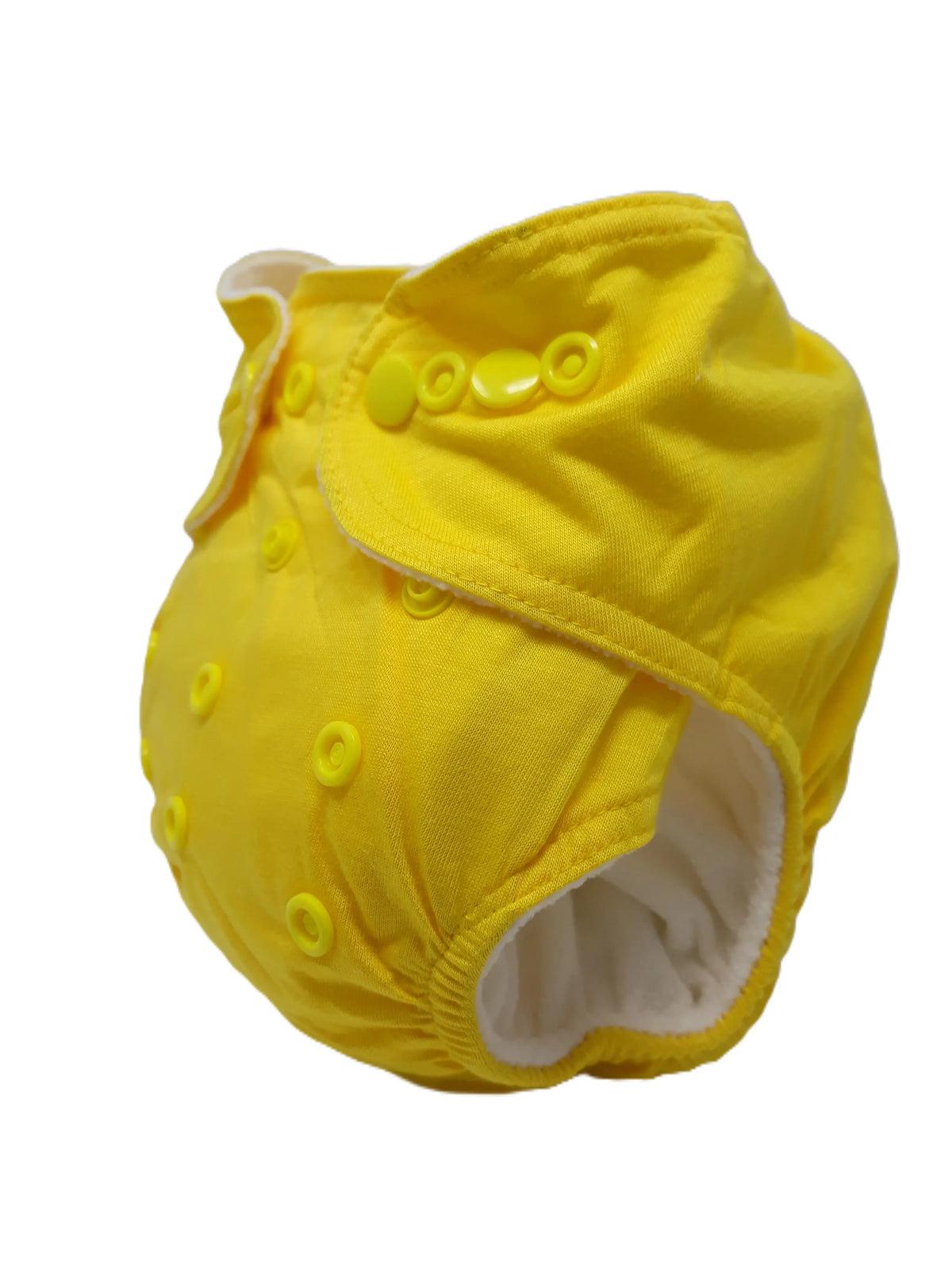 Three Little Imps Bamboo Range Colour Cloth Nappy (inc 2 inserts) - Yellow Three Little Imps