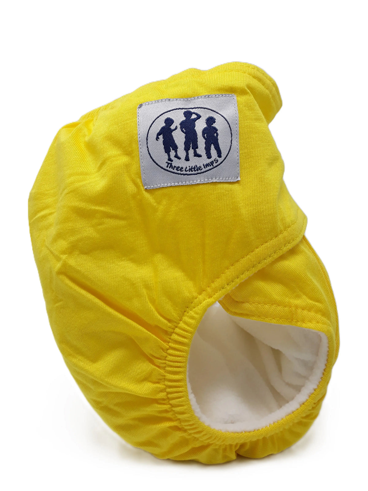 Three Little Imps Bamboo Range Colour Cloth Nappy (inc 2 inserts) - Yellow Three Little Imps