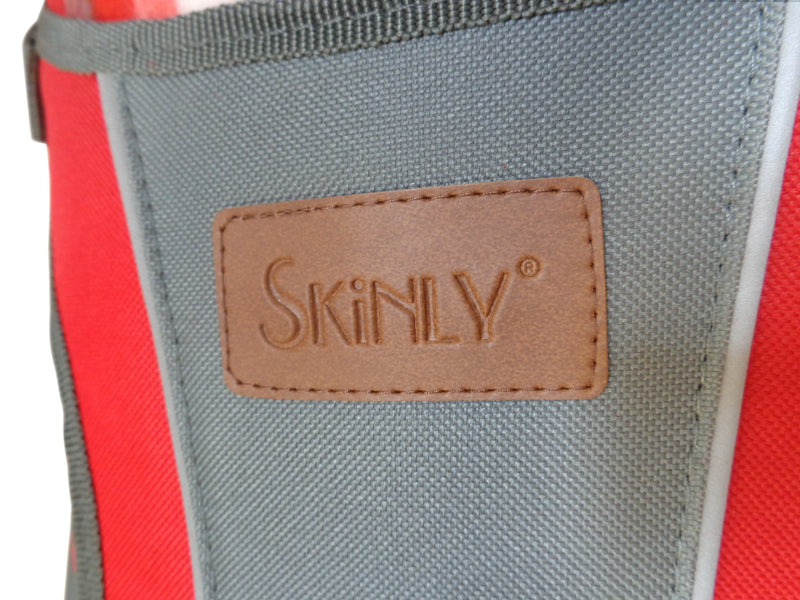Skinly Tough Red Baby Change Picnic Backpack with ground blanket Skinly
