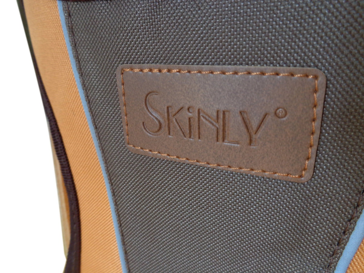 Skinly Tough Brown Baby Change Picnic Backpack with ground blanket Skinly