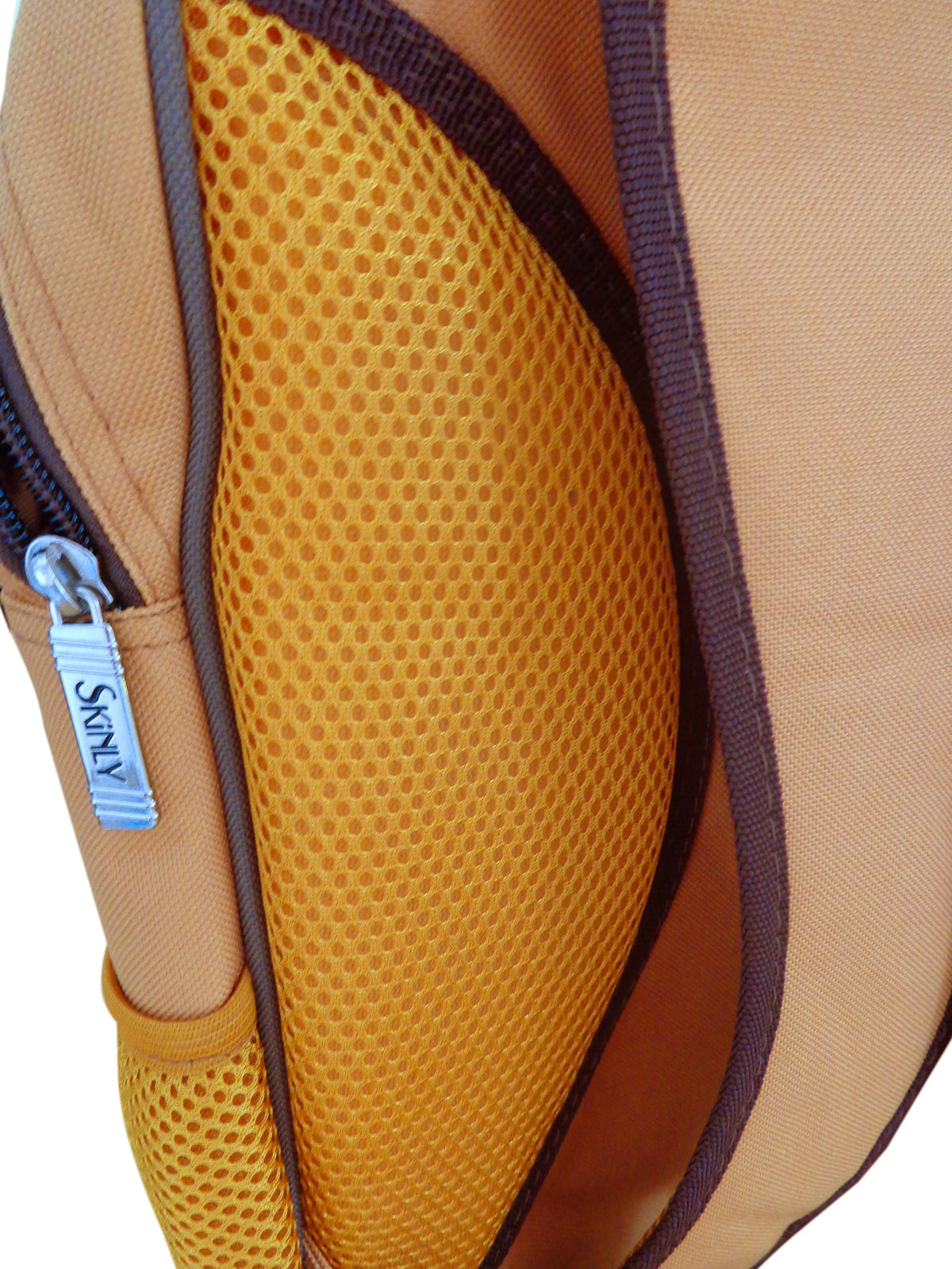 Skinly Tough Brown Baby Change Picnic Backpack with ground blanket Skinly