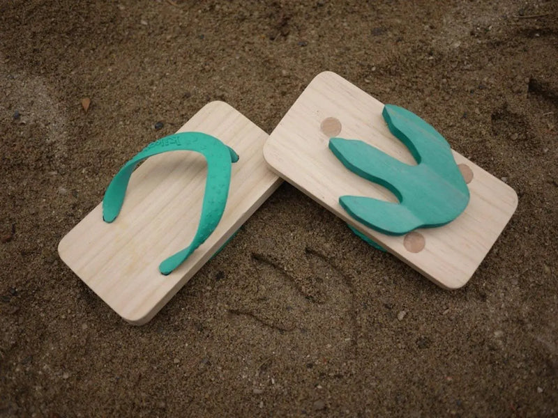 Kiko Ashiato Animal Print Toy Beach Sandpit Sandals - Dinosaur Print Kiko Ashiato
