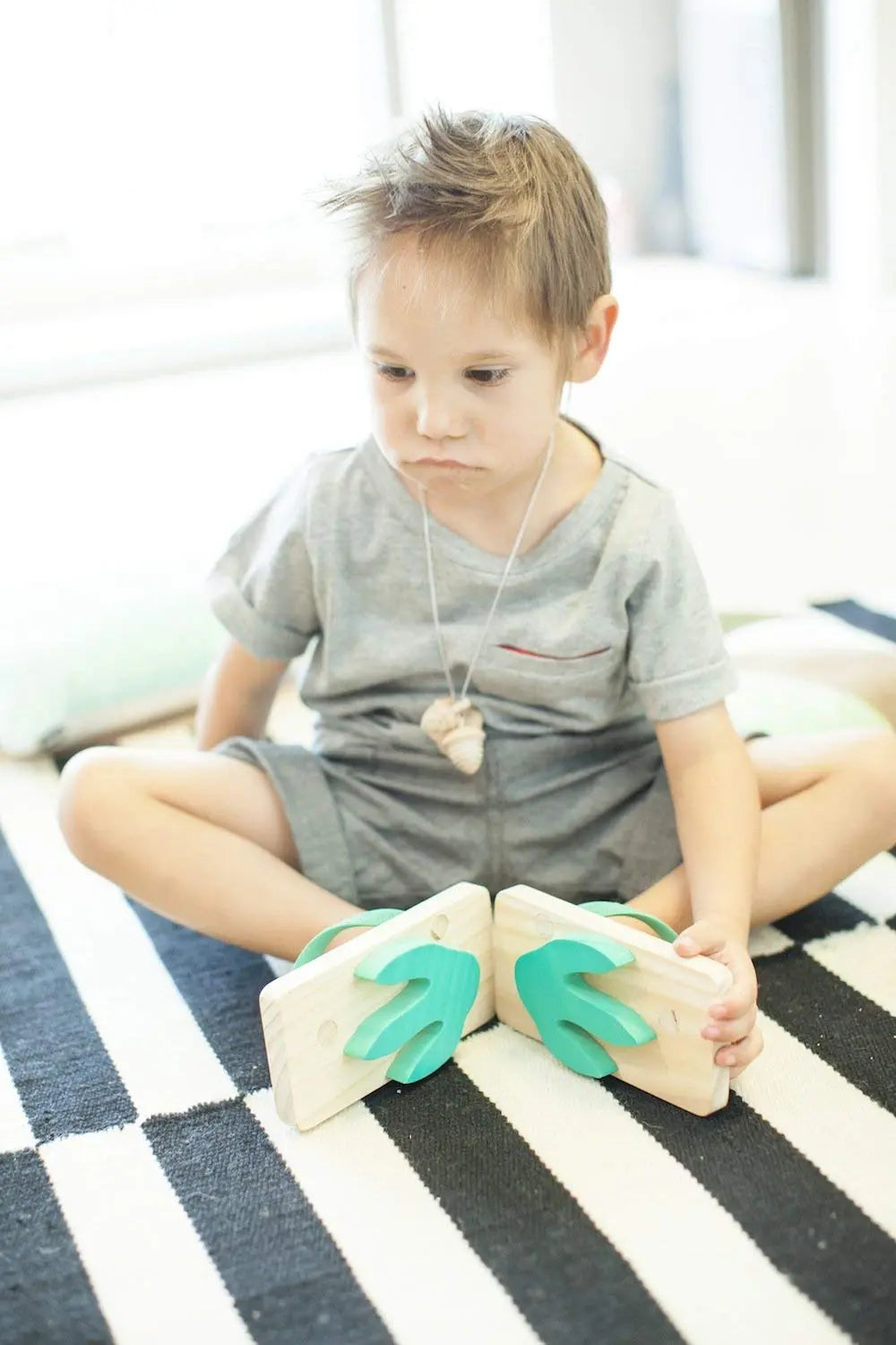 Kiko Ashiato Animal Print Toy Beach Sandpit Sandals - Dinosaur Print Kiko Ashiato
