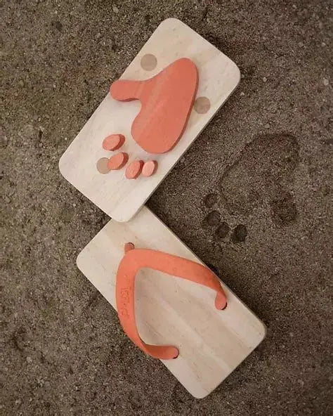Kiko Ashiato Animal Print Toy Beach Sandpit Sandals - Monkey Print Kiko Ashiato