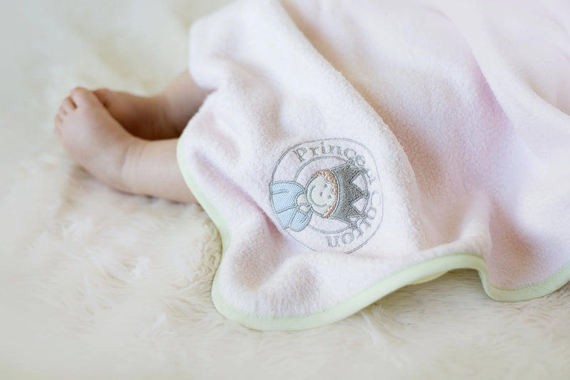 Prince of Cotton luxury sheepy fleece blanket 75cm x 100cm Prince of Cotton
