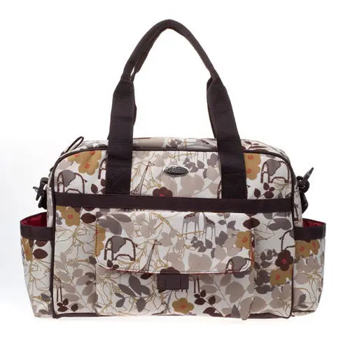 Bellotte Autumn Leaves Patterned Tote Baby Change Bag Bellotte