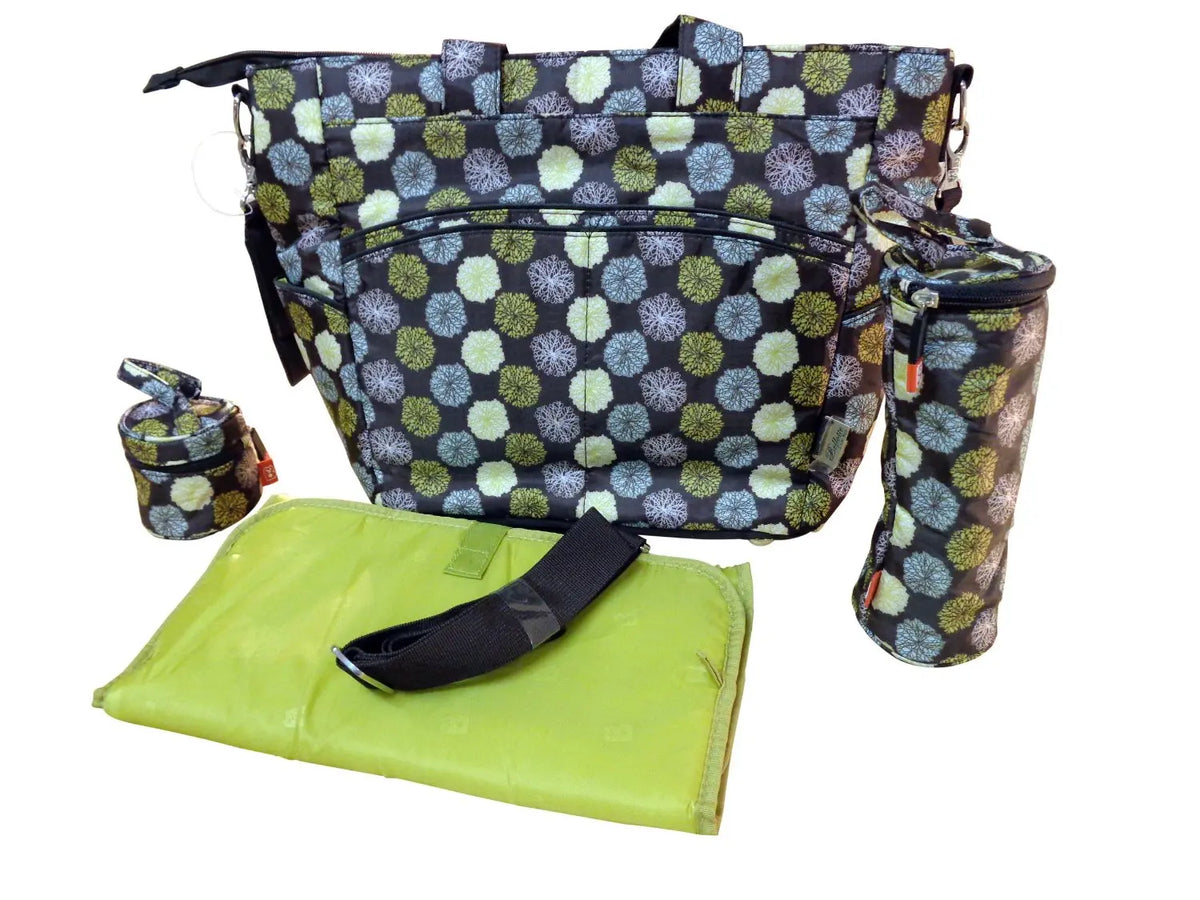Bellotte Colourful Snowflakes Patterned Tote Baby Change Bag Bellotte