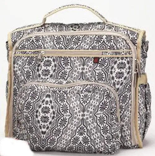 Skinly Stylish Changing Bag for All Wearing Black and White, Multicolored Skinly