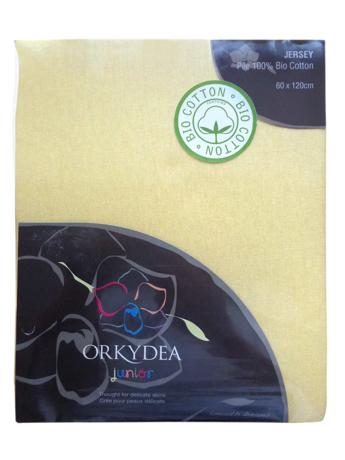 Orkydea Organic Soft Junior Range Flat Sheet in Jersey Cotton Fibre Orkydea
