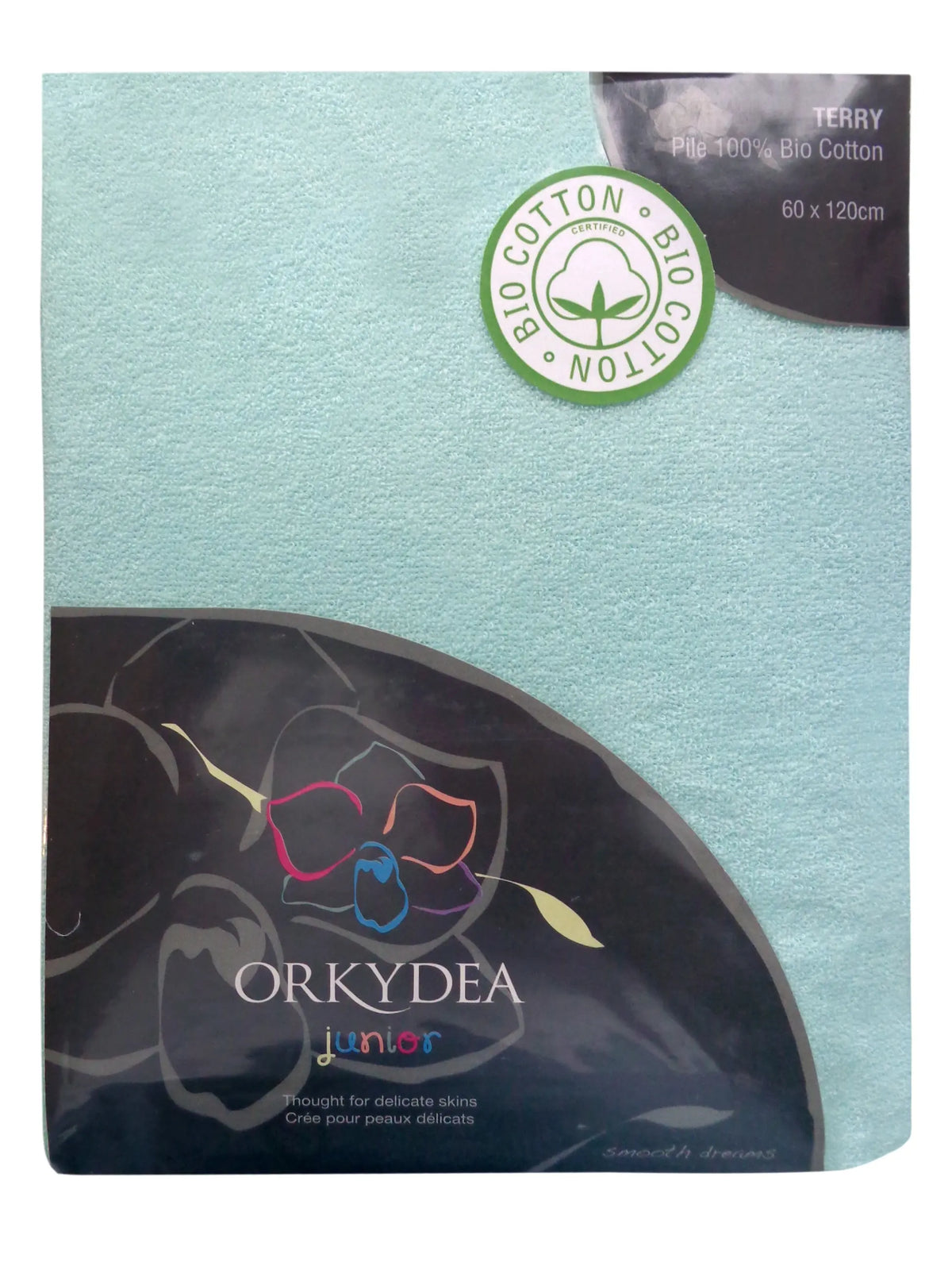 Orkydea Organic Soft Junior Range Flat Sheet in Cotton Terry Fibre Orkydea