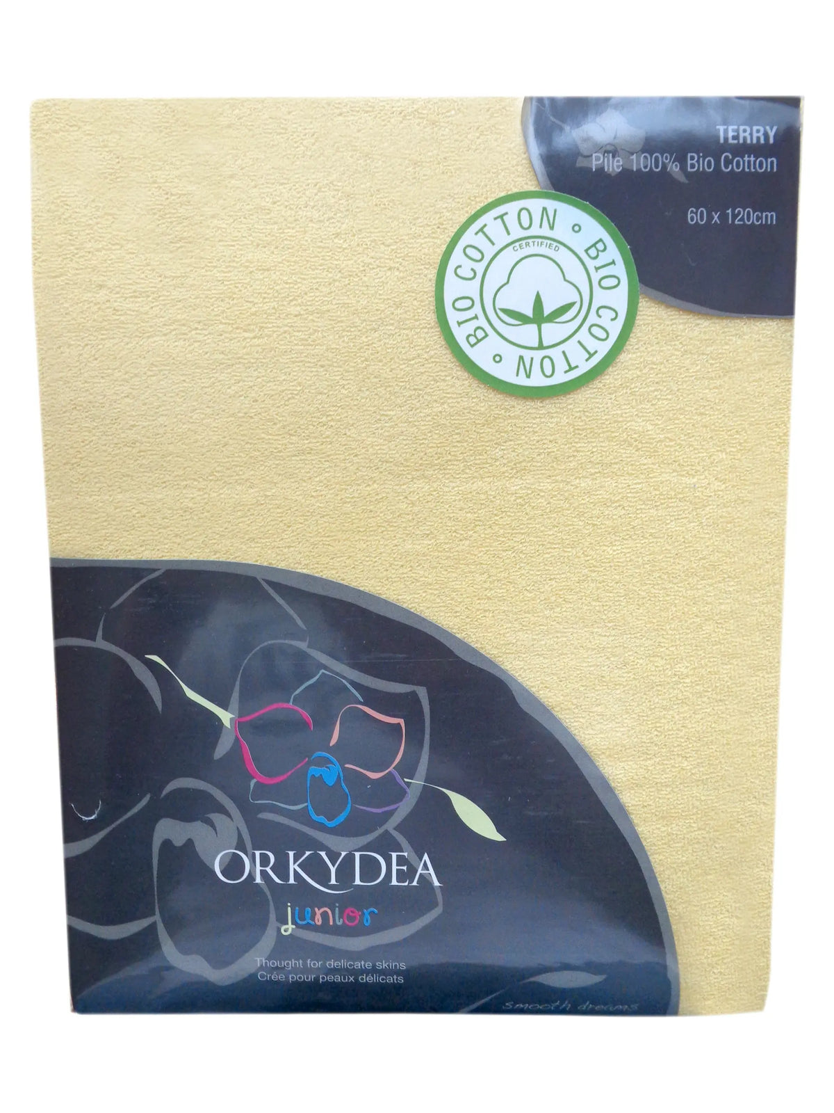 Orkydea Organic Soft Junior Range Flat Sheet in Cotton Terry Fibre Orkydea