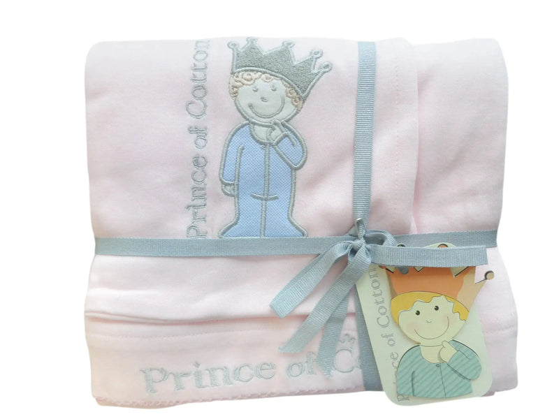 Prince of Cotton Luxury 3 Piece Pink Duvet Cover Set with Pillowcases & Sheets 60 X 120 cm Prince of Cotton