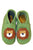 Three Little Imps Handmade Soft Leather Toddler Shoes - Roaring Lion on Pale Green