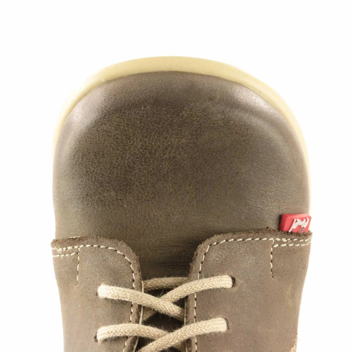 Emel Handcrafted Leather Childrens First Steps Shoes Handmade in the EU - Traditional Brown Car Emel