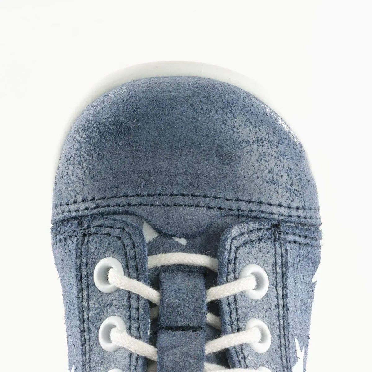 Emel Handcrafted Leather Childrens First Steps Shoes Handmade in the EU - Blue Star Emel