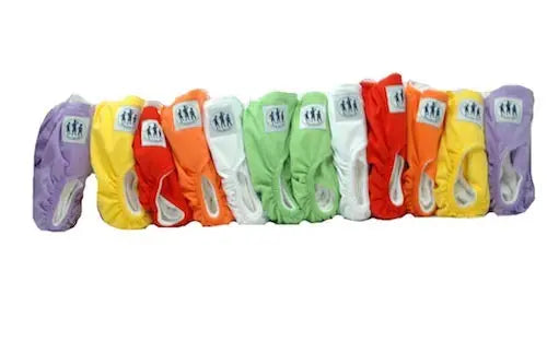 Three Little Imps Premium Range Colour Cloth Nappies (2 inserts each) - Set of 12 Three Little Imps