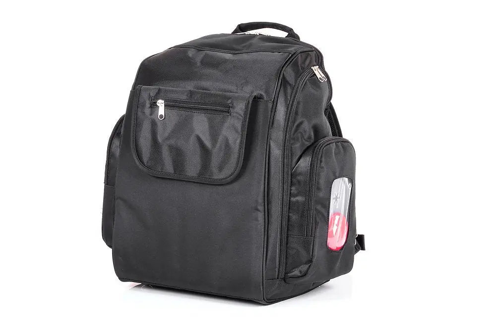 Baby Changing Backpack by Three Little Imps - Large Premium Black Unisex Change Bag - Ideal Nappy Backpack for Out and About Three Little Imps