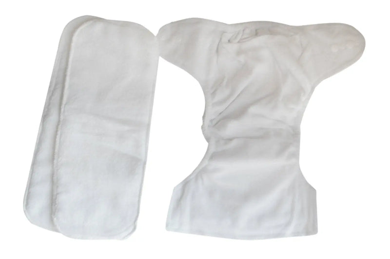 Three Little Imps Premium Range Colour Cloth Nappy (inc 2 inserts) - Orange Three Little Imps