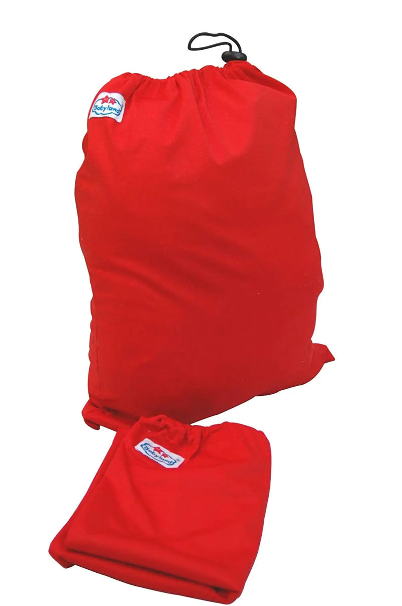 Three Little Imps Single Colour Cloth Nappy Wet Bag (Red) Three Little Imps