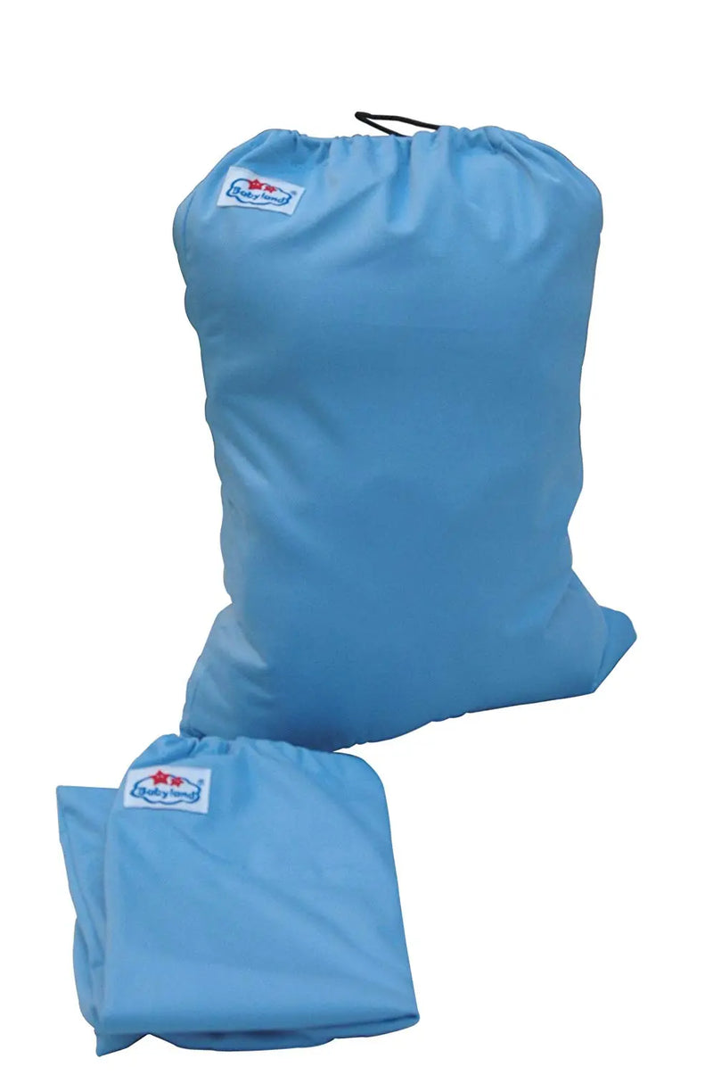 Three Little Imps Single Colour Cloth Nappy Wet Bag (Blue) Three Little Imps