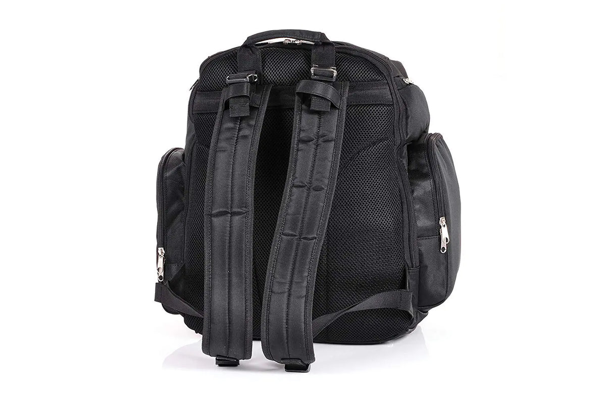 Baby Changing Backpack by Three Little Imps - Large Premium Black Unisex Change Bag - Ideal Nappy Backpack for Out and About Three Little Imps