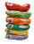Bamboo Natural Reusable Colour Cloth Nappies (2 inserts each nappy) - Premium Econappies by Three Little Imps - Set of 6