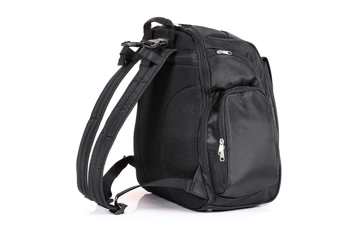 Baby Changing Backpack by Three Little Imps - Large Premium Black Unisex Change Bag - Ideal Nappy Backpack for Out and About Three Little Imps
