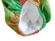 Three Little Imps Patterned Cloth Nappy (inc 2 inserts) - Green Leaves