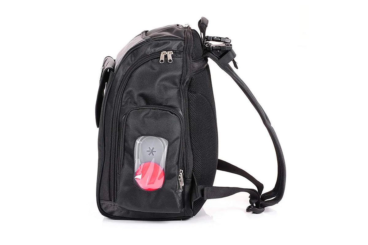 Baby Changing Backpack by Three Little Imps - Large Premium Black Unisex Change Bag - Ideal Nappy Backpack for Out and About Three Little Imps
