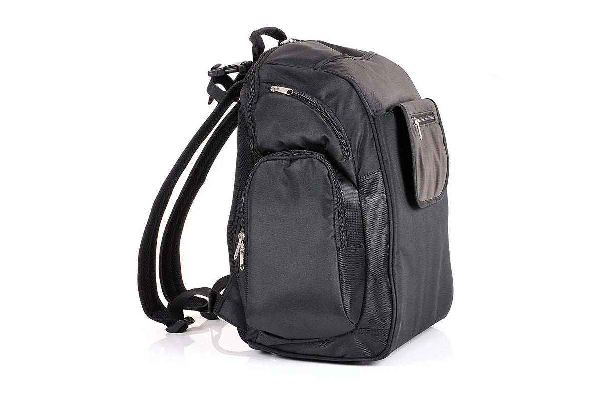 Baby Changing Backpack by Three Little Imps - Large Premium Black Unisex Change Bag - Ideal Nappy Backpack for Out and About Three Little Imps