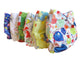 Three Little Imps Unisex Patterned Cloth Nappies (inc 2 inserts each)- Set of 12