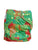 Pannolino di stoffa Three Little Imps con disegni (dotati di 2 inserti) - Foglie verdi