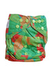 Three Little Imps Unisex Patterned Cloth Nappies (inc 2 inserts each)- Set of 6