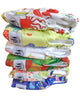 Three Little Imps Unisex Patterned Cloth Nappies (inc 2 inserts each)- Set of 12
