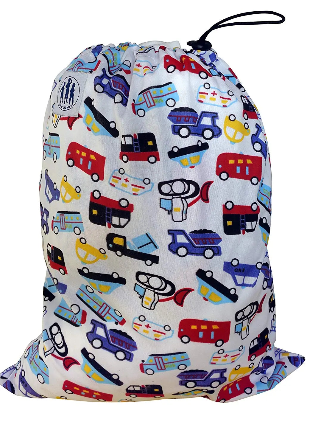 Three Little Imps Patterned Cloth Nappy Wet Bags - Set of 3 - Little Boy themes Three Little Imps