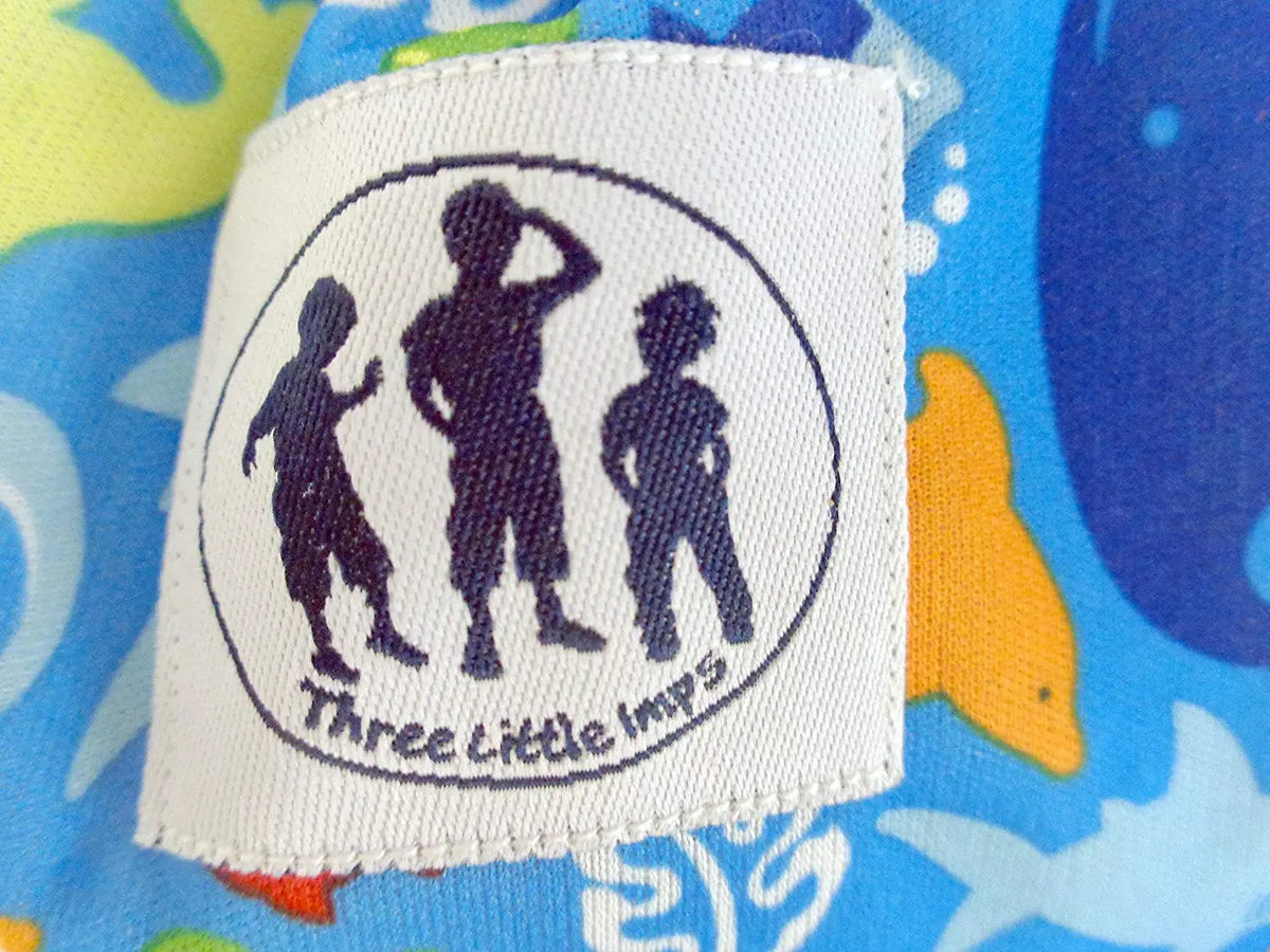 Three Little Imps Patterned Cloth Nappy Wet Bags - Set of 3 - Little Boy themes Three Little Imps