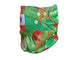 Three Little Imps Patterned Cloth Nappy (inc 2 inserts) - Green Leaves